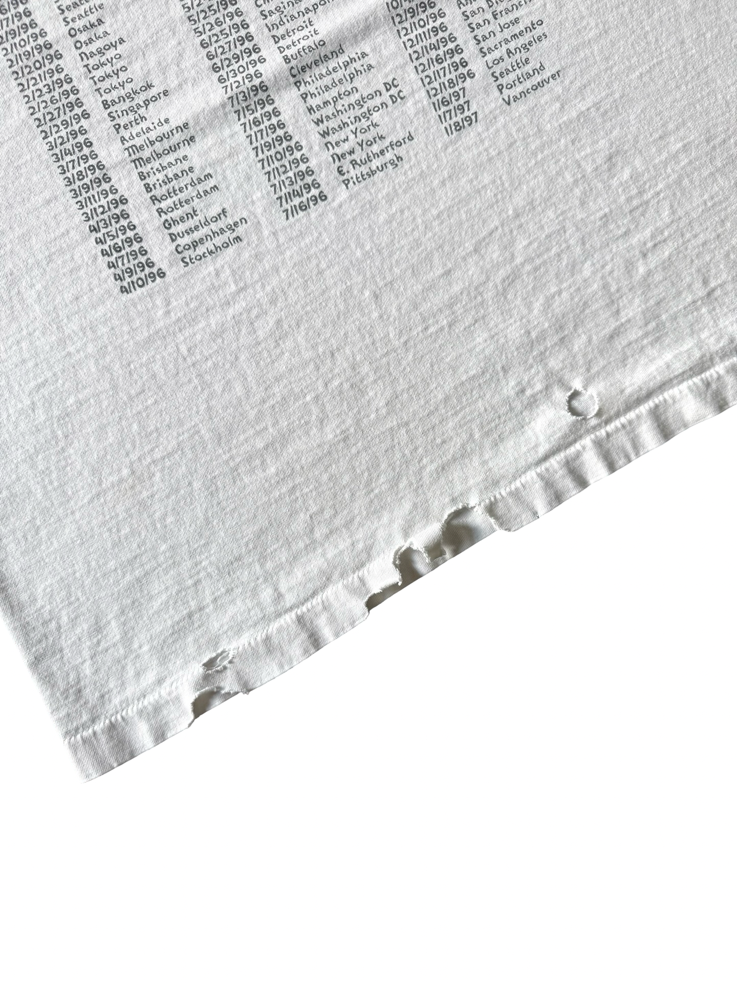 1996 Smashing Pumpkins "Infinite Sadness" tour shirt