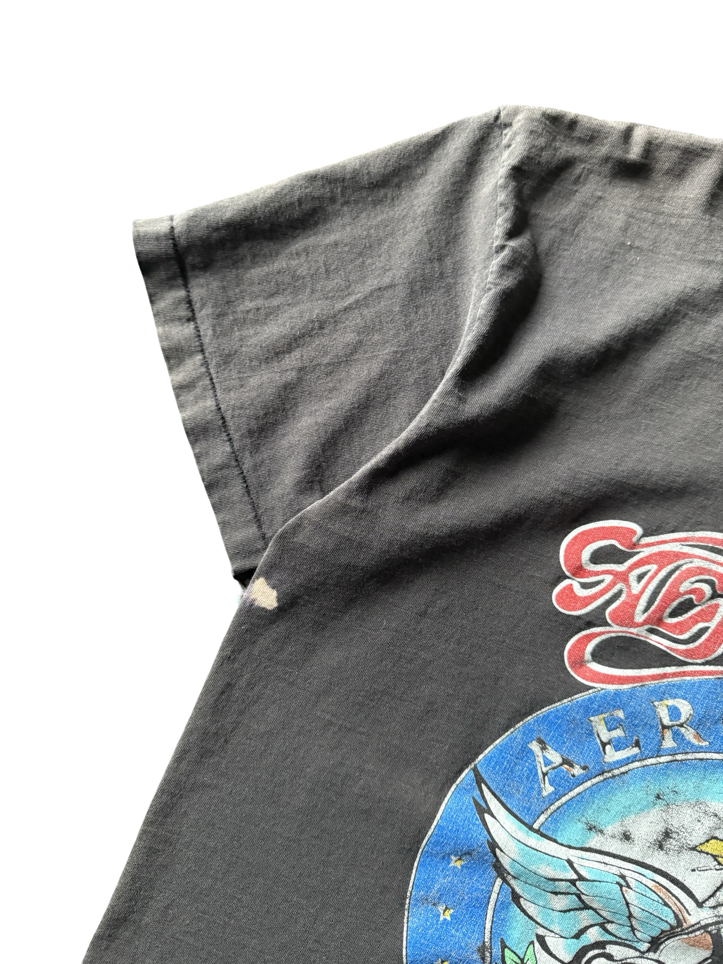 1993 faded Aerosmith "aero force one" tour shirt