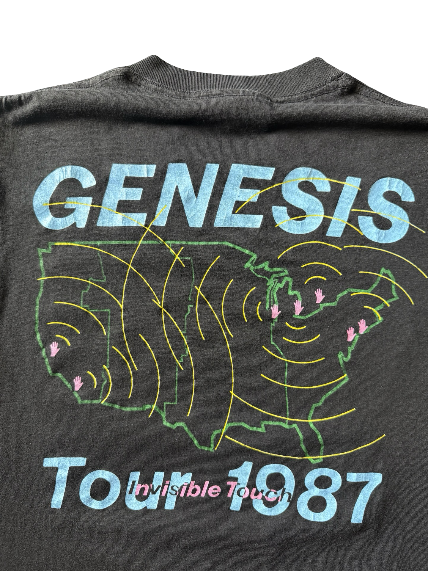 1987 Genesis "invisible touch" tour shirt