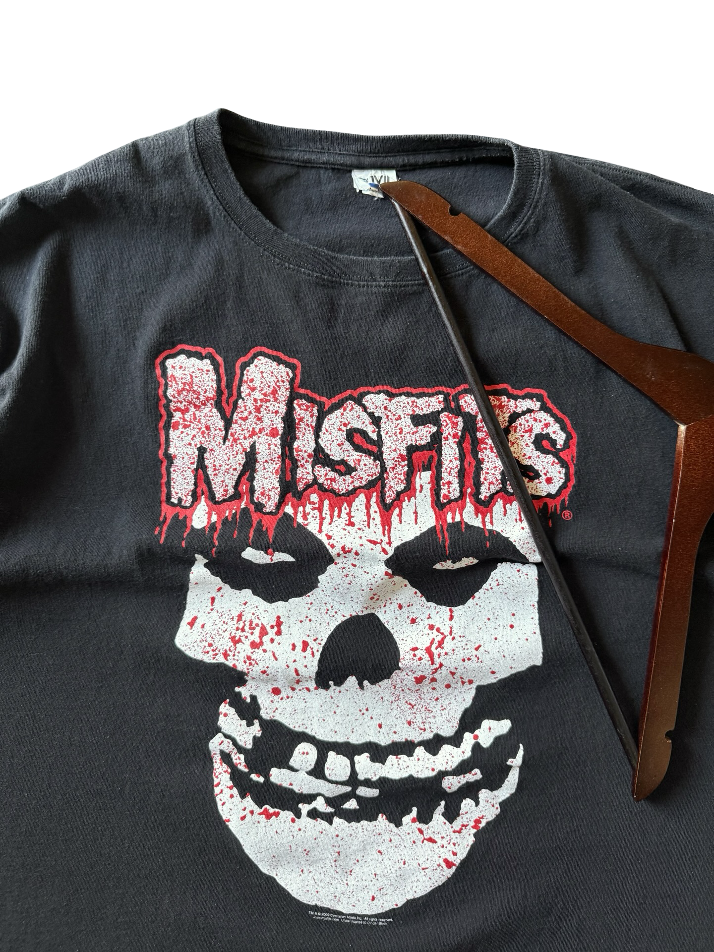 2009 Misfits "bloody ghost fiend" punk band shirt