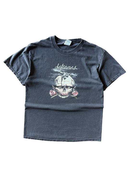 2003 Deftones "self-titled" tour skull band shirt