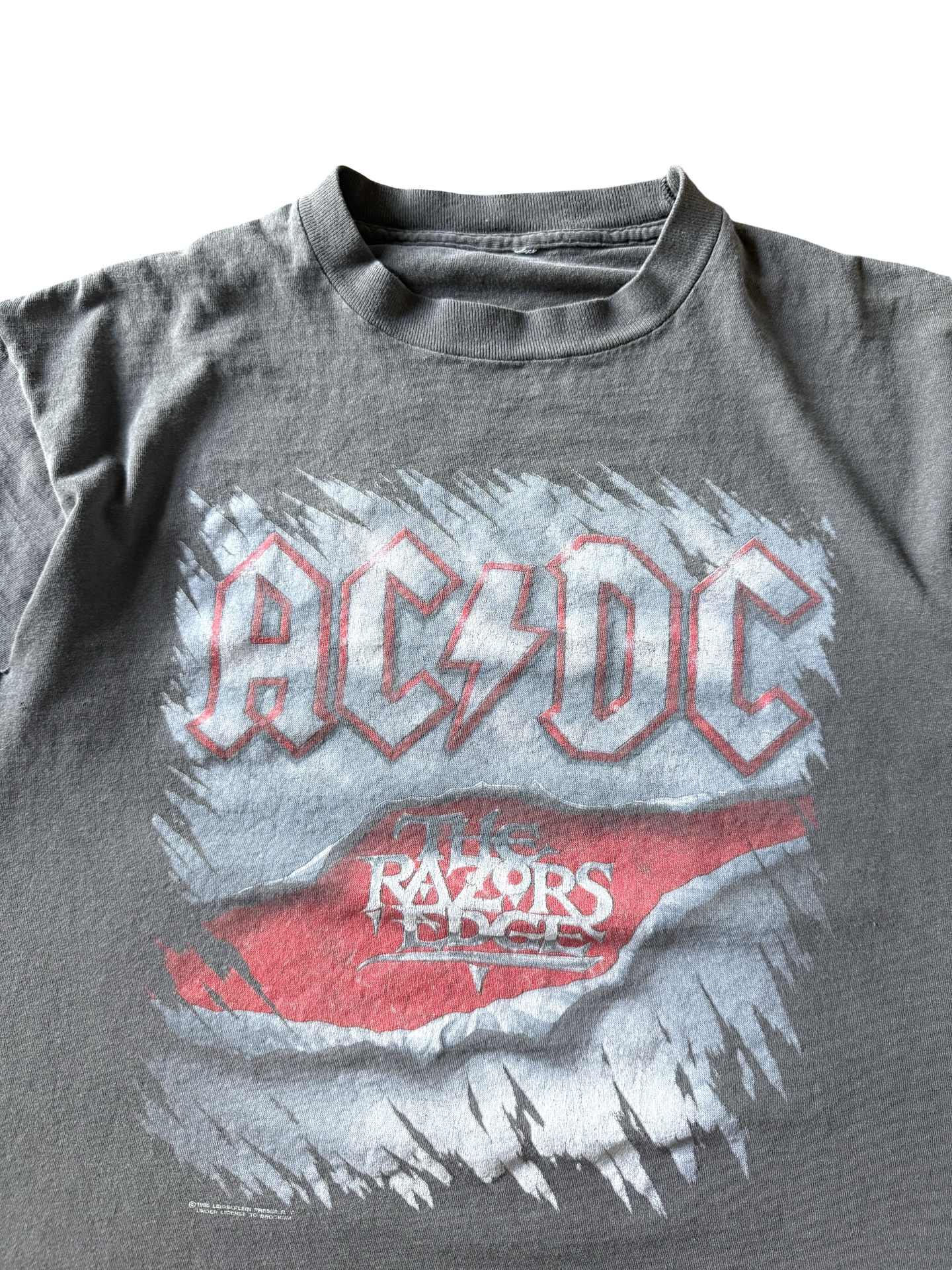 1990 faded AC/DC "Razors Edge" tour shirt