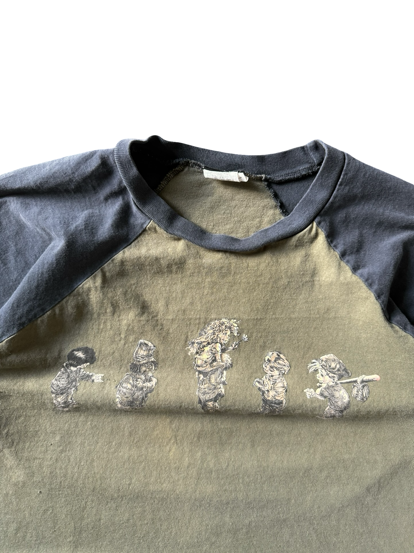 90s Korn color-block shirt