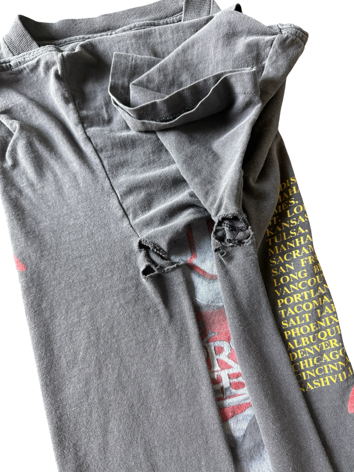 1990 faded AC/DC "Razors Edge" tour shirt