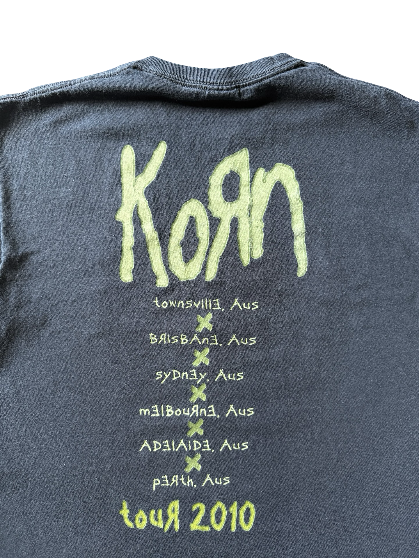 2010 Korn "australia leg" tour shirt